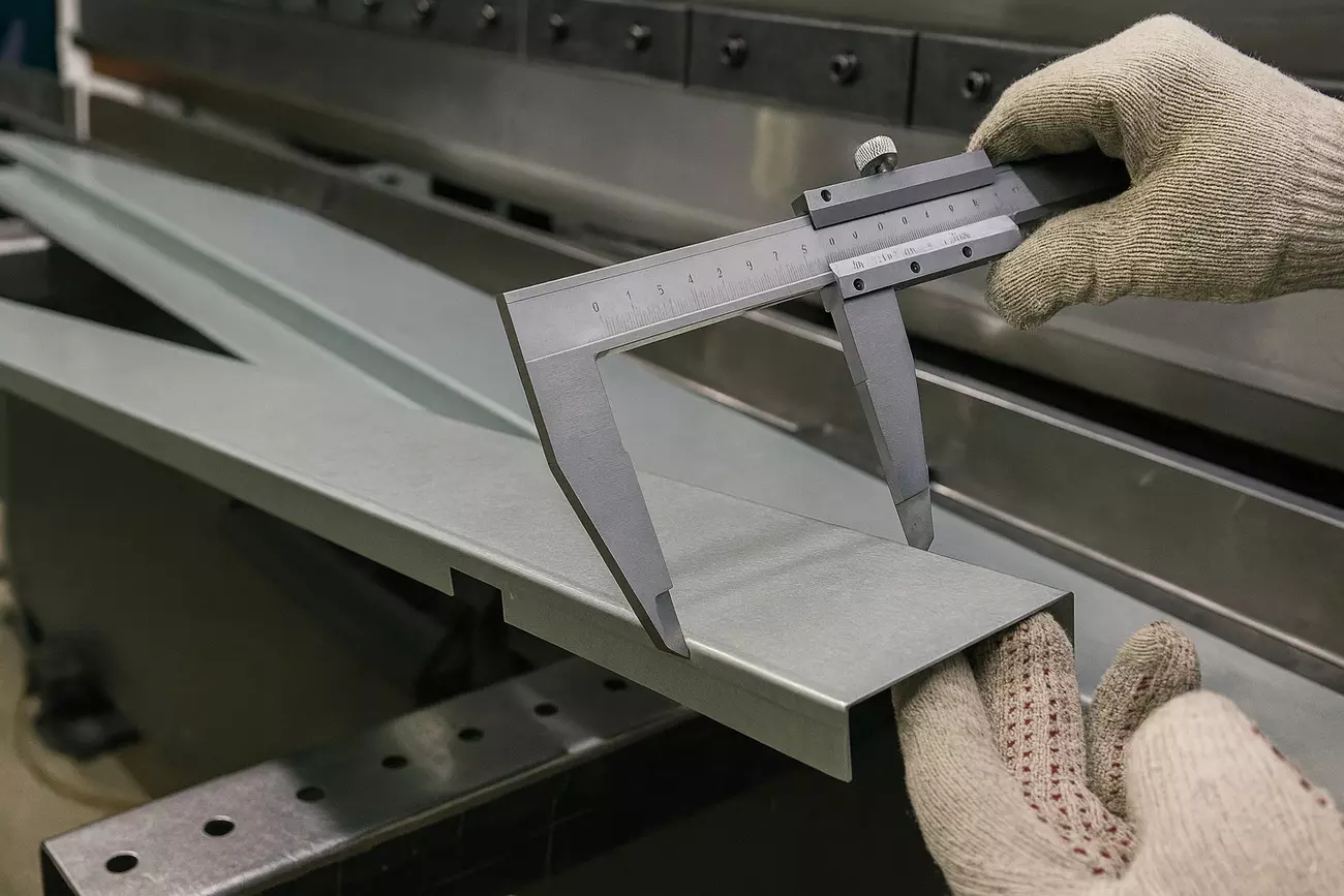 Контроль качества после гибки металла