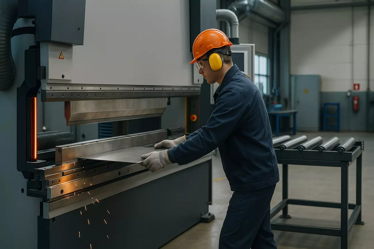 Техника безопасности: резка и гибка металла