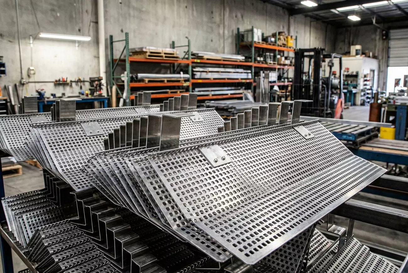 Гибка перфорированного листа: чистый край и правильная геометрия