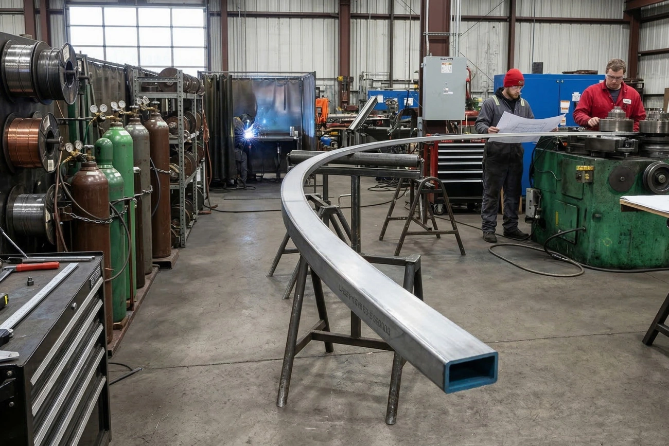 Прямоугольная труба: стабильная геометрия при гибке по разным осям