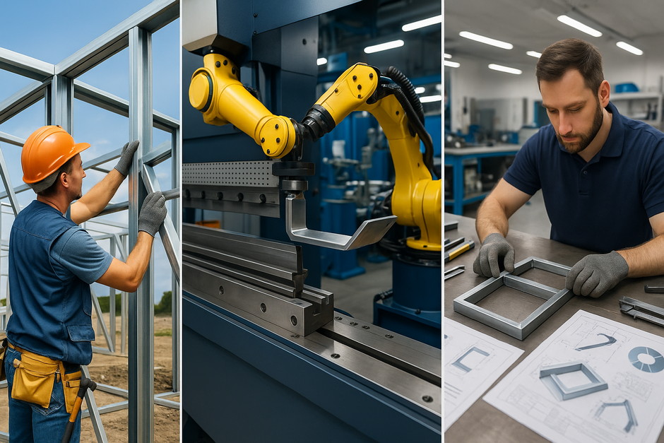 Сферы использования гнутых профилей в строительстве и производстве